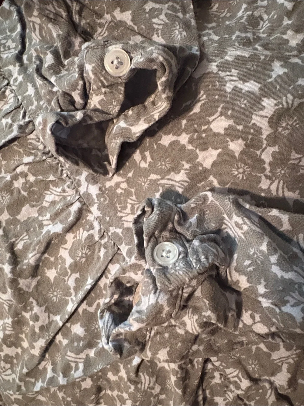 Girls' Old Navy Blue Floral Peasant Dress